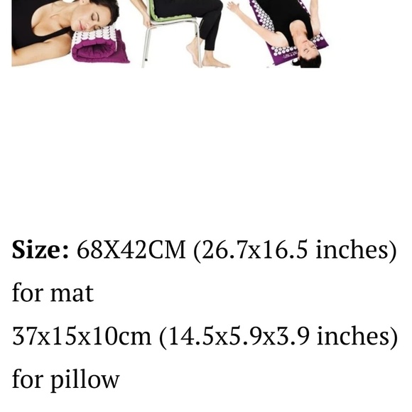 🎁 !Final Price *Acupressure Acucore mat w/ matching tote/sling bag - Picture 2 of 9